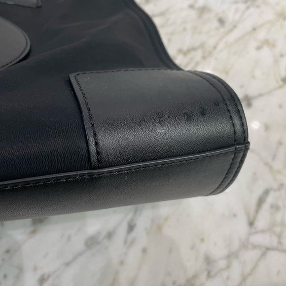 🖤Tory Burch Black Small Ella Nylon Leather Tote Bag - Picture 12 of 14